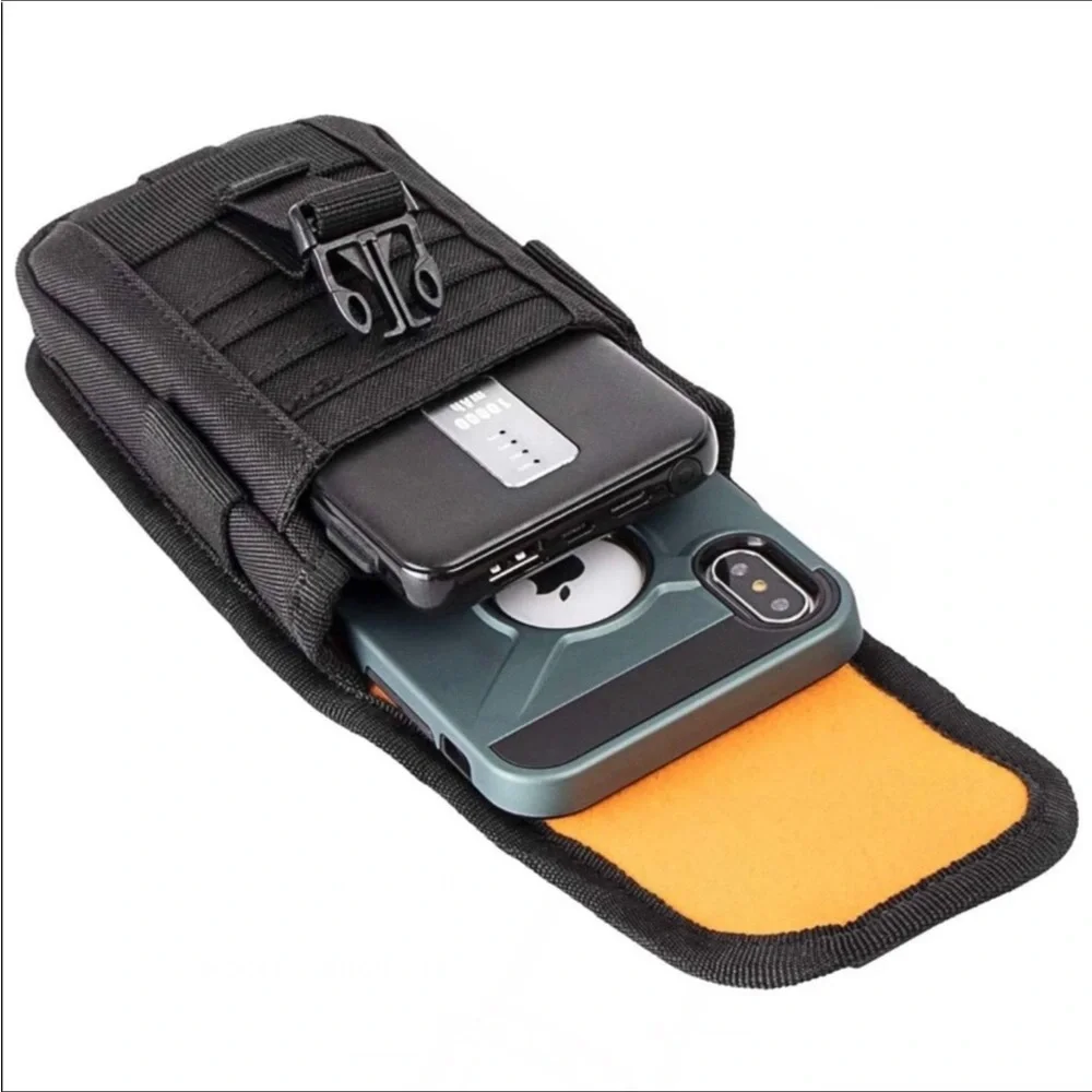 Tactical Cell Phone Holster Pouch flag patch